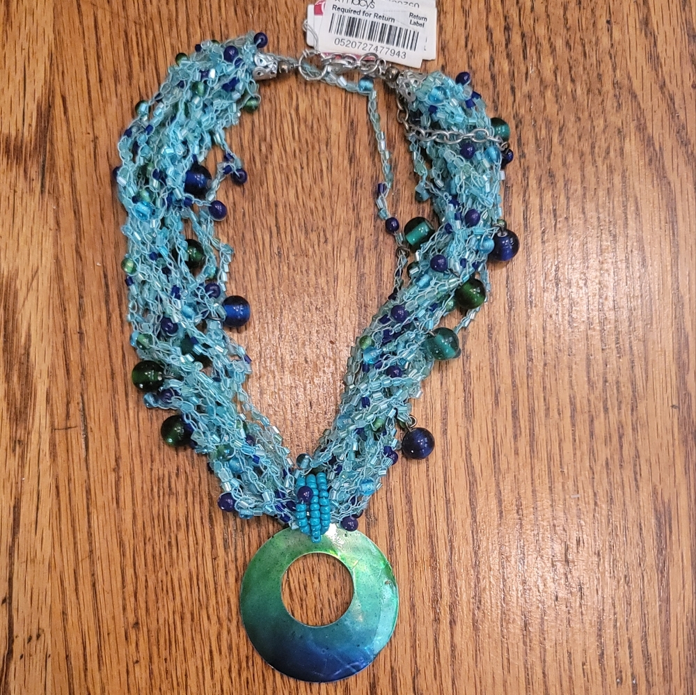 Macy's Multi Colored Beaded Necklace